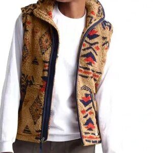North Face Campshire 2.0 Fleece Vest Aztec Print
